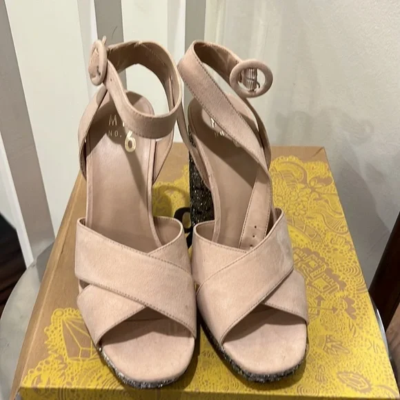 Mix no.6 size 8 platform sparkly platform shoes - Picture 2 of 4